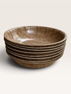 Vintage Cambro Raffia-Ware Fiberglass Bowls